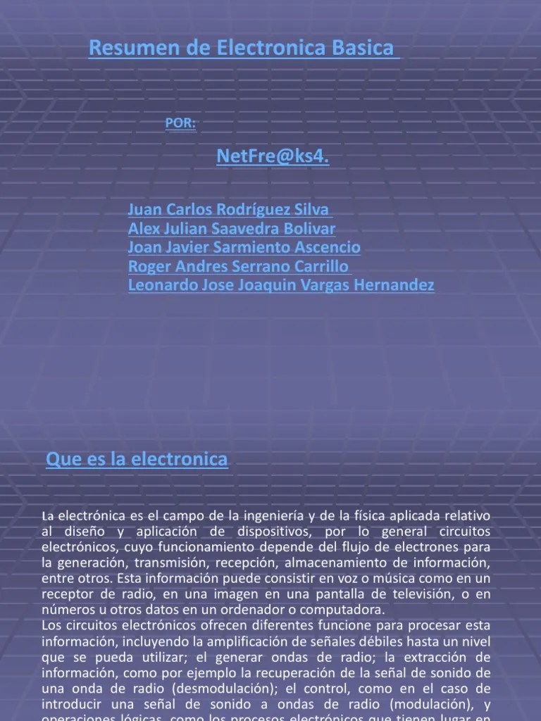 Ley De Ohm, Electricidad Y Electronica Basica | PDF | Puerta Lógica | Diodo