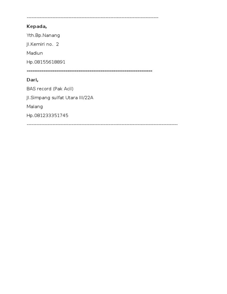 Alamat Nanang | PDF
