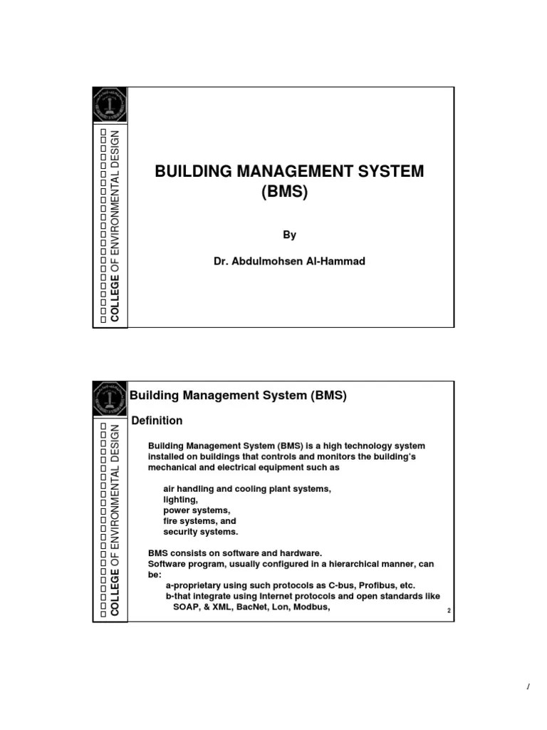 Building Management System PDF | PDF