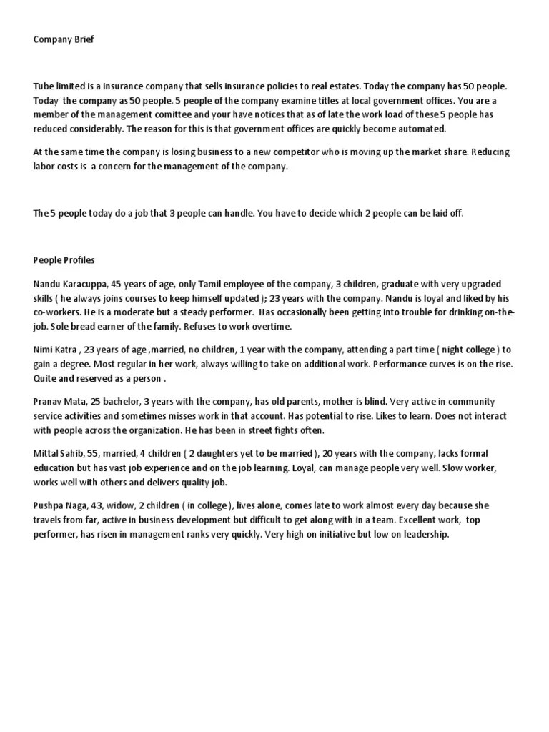 Case Study | PDF | Employment | Economies