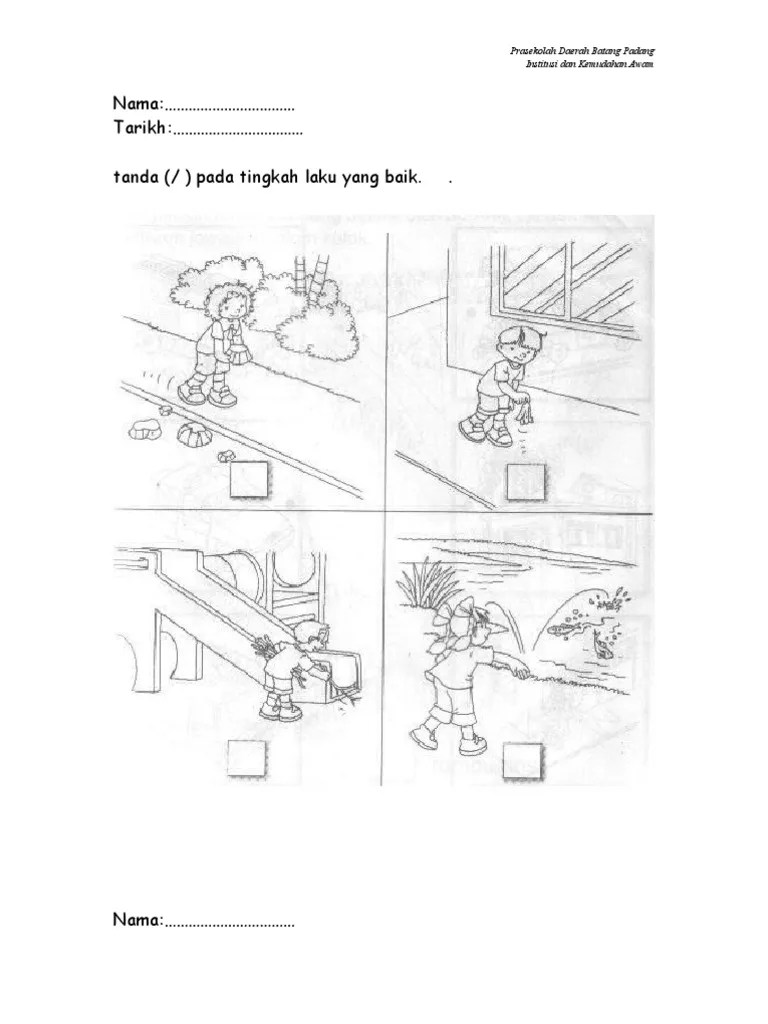 Prasekolah Lembaran Kerja Simbol Kemudahan Awam - Rph Cup Plan M3 Docx Rph Catch Up Plan Prasekolah Minggu 3 24 1 2022 28 1 2022 Rancangan Pengajaran Harian Course Hero