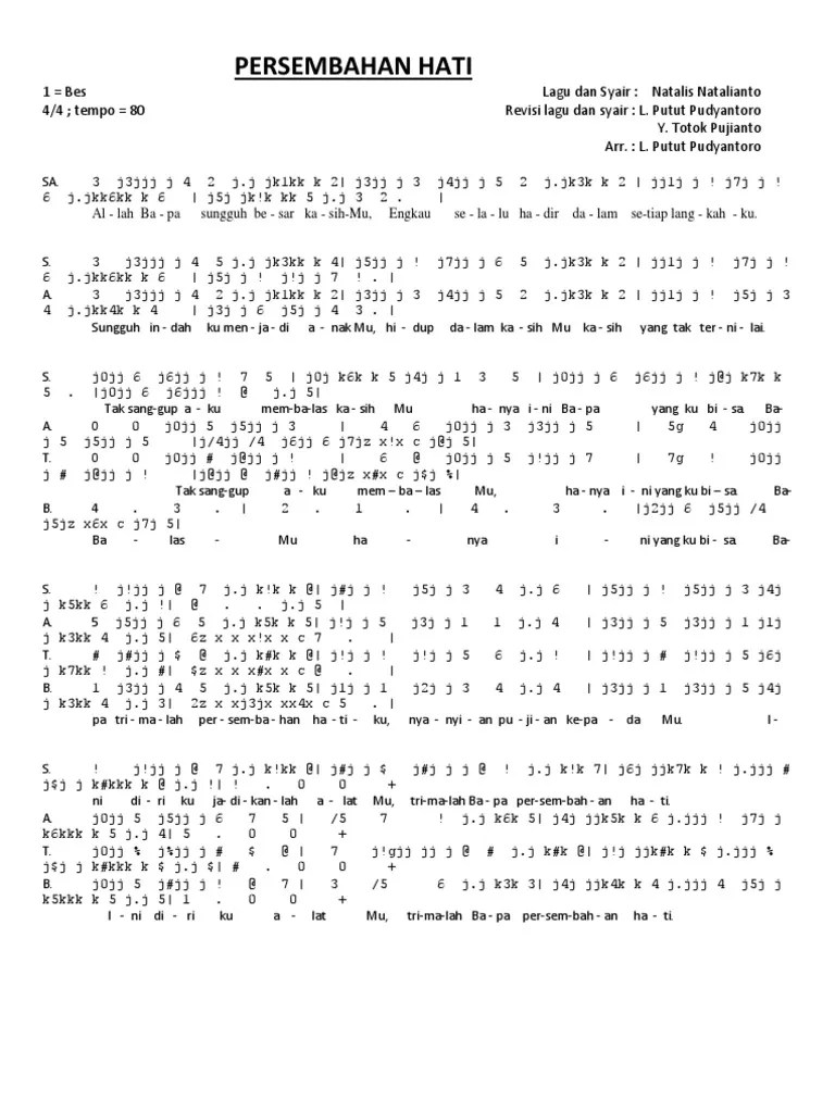 Download Lagu Rohani Persembahan Hati – Nasi
