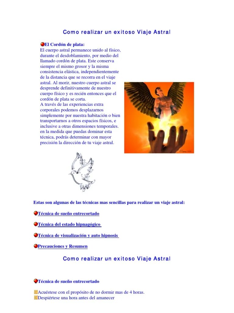 Como Realizar Un Exitoso Viaje Astral PDF | PDF | Dormir | Neurociencia