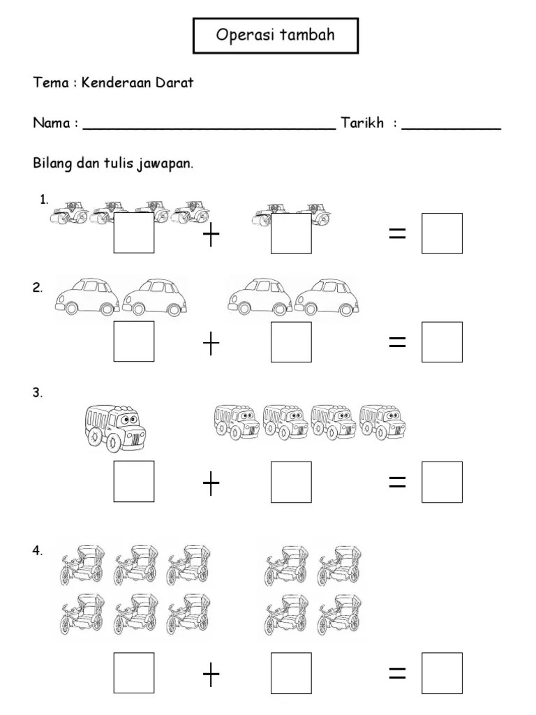 Download as doc, pdf, txt or read online from scribd. Lembaran Kerja Operasi Tambah Pdf