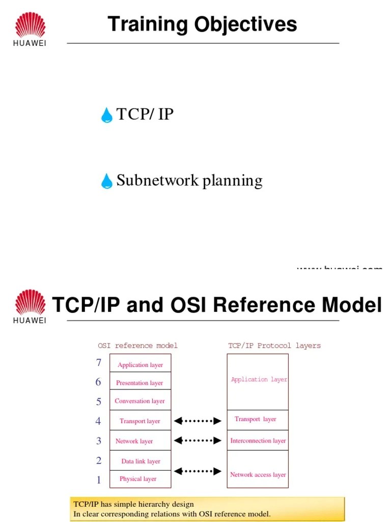 Chapter 02 TCP-IP And Subnet Planning V2.0 PDF | PDF | Osi Model ...