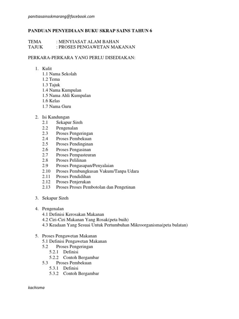 Buku skrap atau folio yang anda perlu siapkan biasanya berdasarkan apa yang. Panduan Penyediaan Buku Skrap Sains Tahun 6 Pdf