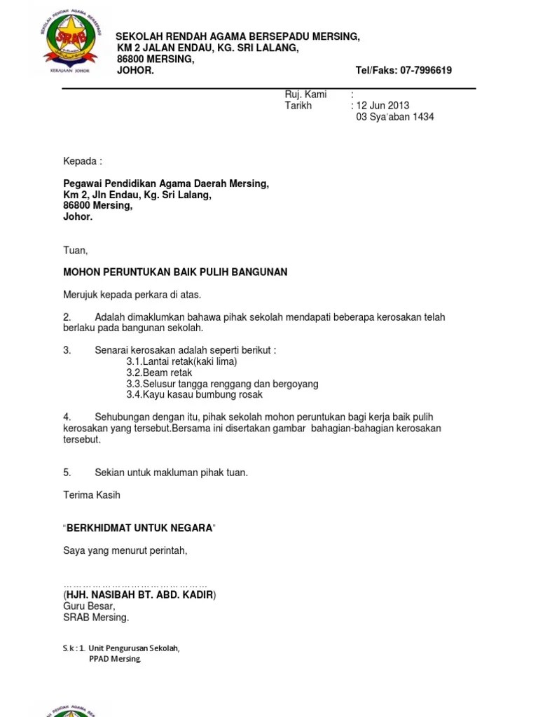 Surat baik pulih via www.scribd.com. Surat Baik Pulih Pdf