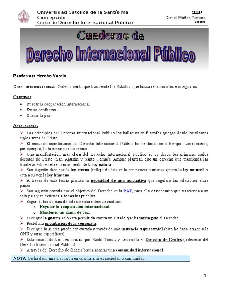 Derecho Internacional Publico | PDF