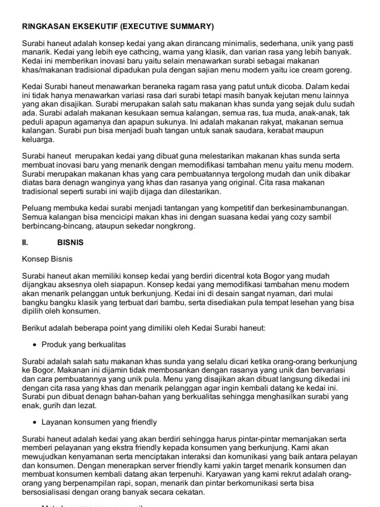 Contoh Proposal Usaha Cafe Ice Cream Berbagi Contoh Proposal Cute766