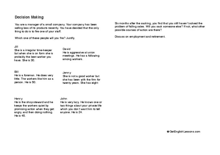 Decision Making | PDF