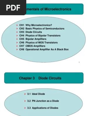 Chapter 3 Diode Circuits Rectifier Diode