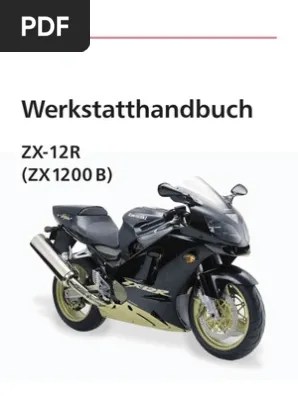 70051102 Kawasaki Ninja Zx 12r B 2003 Service Manual German