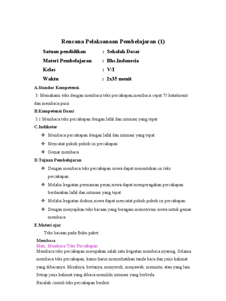 Kedua soal tersebut sudah dilengkapi dengan. Rpp Bahasa Ind Kd 3 1 S D 4 3 Pdf