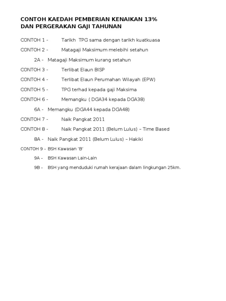 Tempoh perkhidmatan, mana yang terkemudian. Contoh Kew 8 Kenaikan 13 Pdf