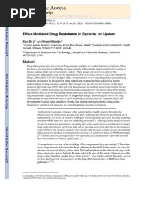 The free dictionary's idioms dictionary is the largest collection of english idioms and slang in the world. Rev Efflux Pumps Resistance In Bacteria Pdf Antimicrobial Resistance Beta Lactamase
