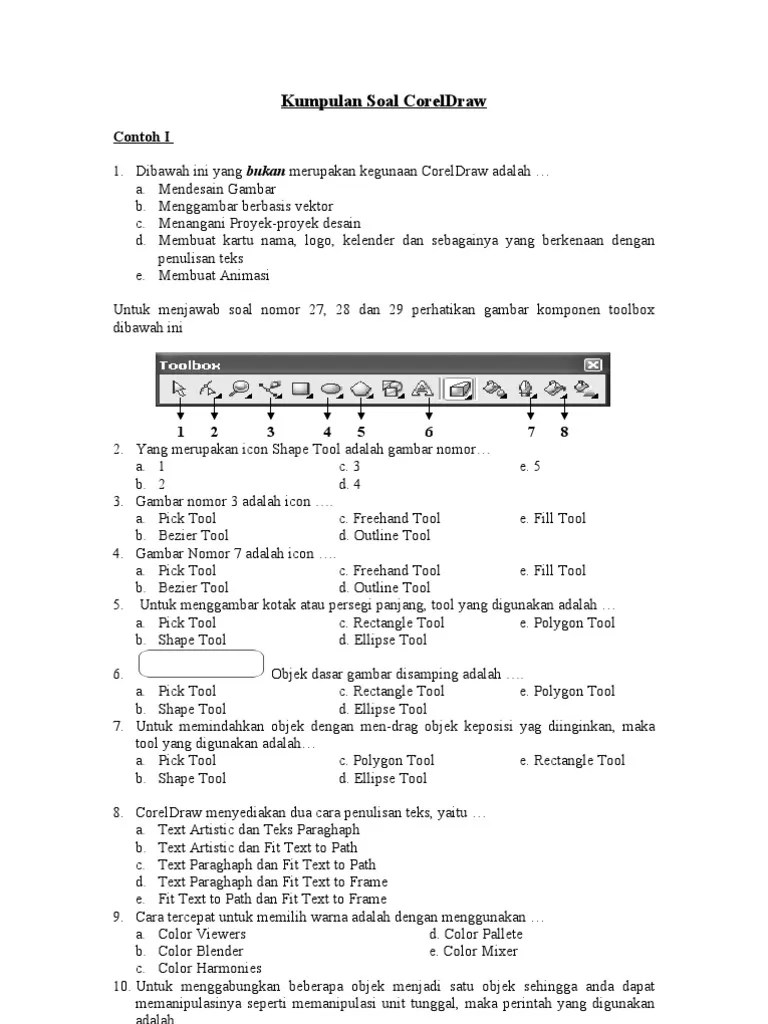 Kumpulan Soal CorelDraw | PDF