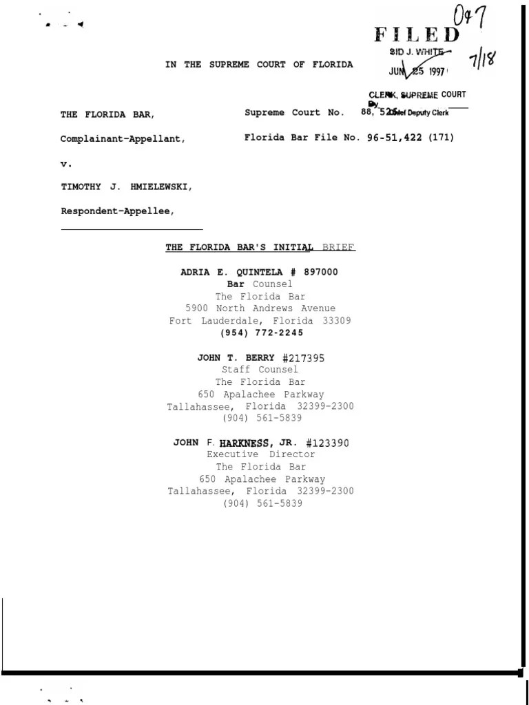 Florida Supreme Court Attorney Sanctions Florida Bar | Discovery (Law) | Disbarment | Free 30 ...