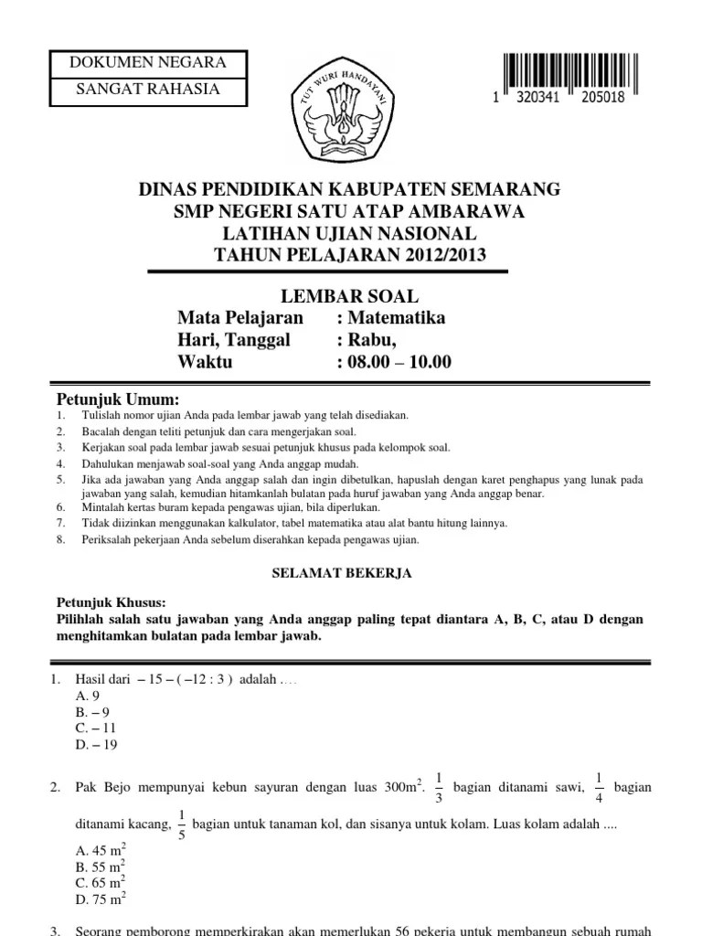 Agar hasilnya bagus, ada baiknya detikers mempelajari contoh soal tpa 2021. Contoh Soal Tes Masuk Koperasi Revisi Id