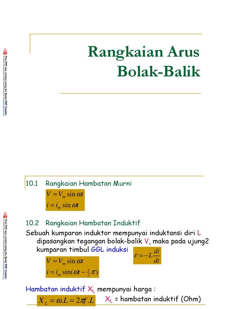 Arus Bolak Balik Pdf - Revisi Id