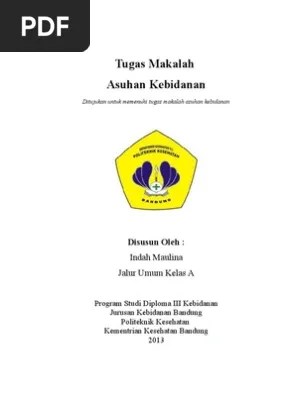 Bidan merupakan mata rantai yang sangat penting karena kedudukannya. Makalah Asuhan Kebidanan Pdf