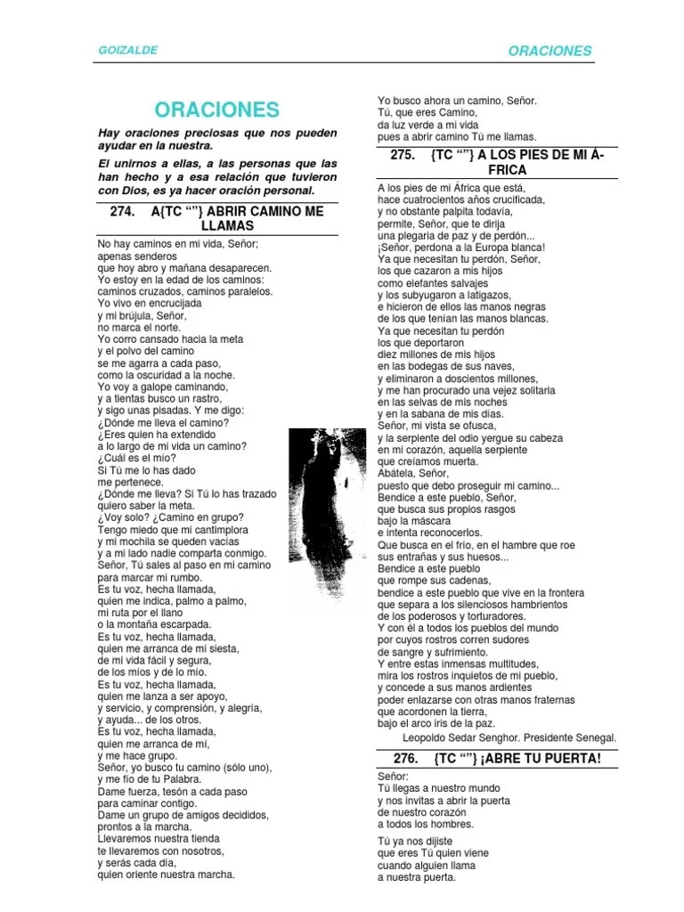 ORACIONES | PDF | Oración | Perdón