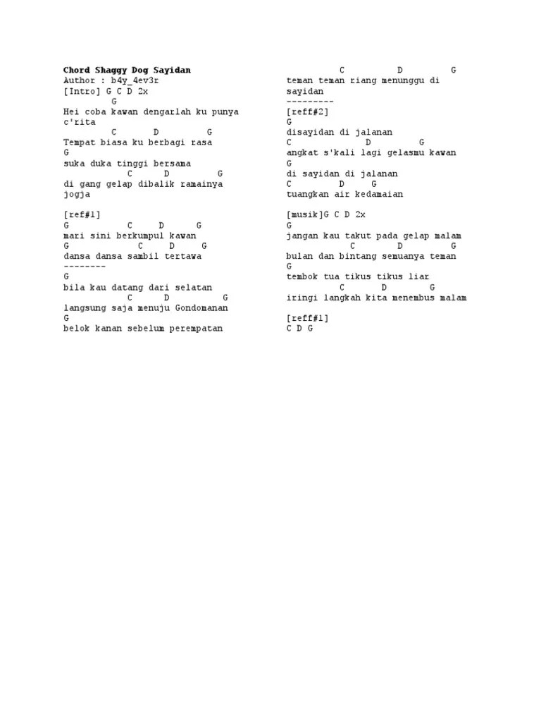 Grab your guitar, ukulele or piano and . Kawan Apa Erti Sayang Chord