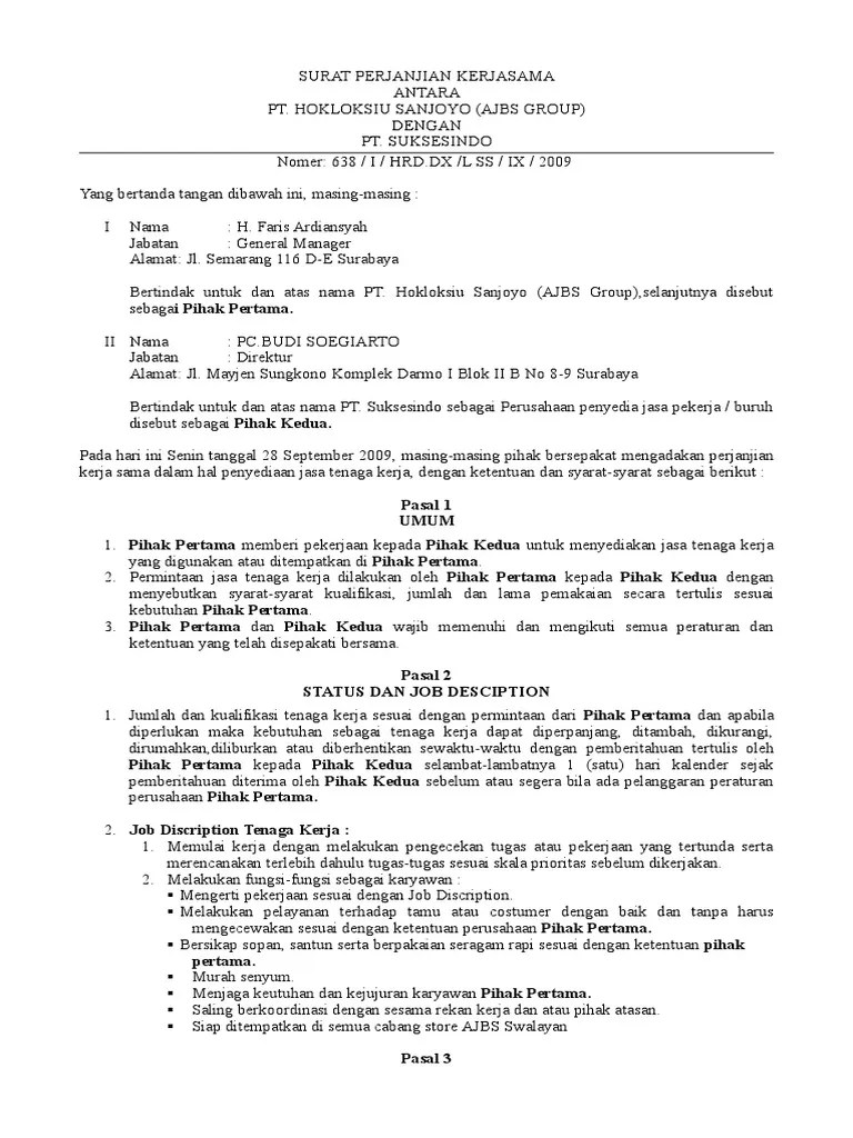 Merger horizontal merger vertikal konglomerat contoh perusahaan yang melakukan trust/marger adalah: Surat Perjanjian Kerjasama Antar Perusahaan Doc