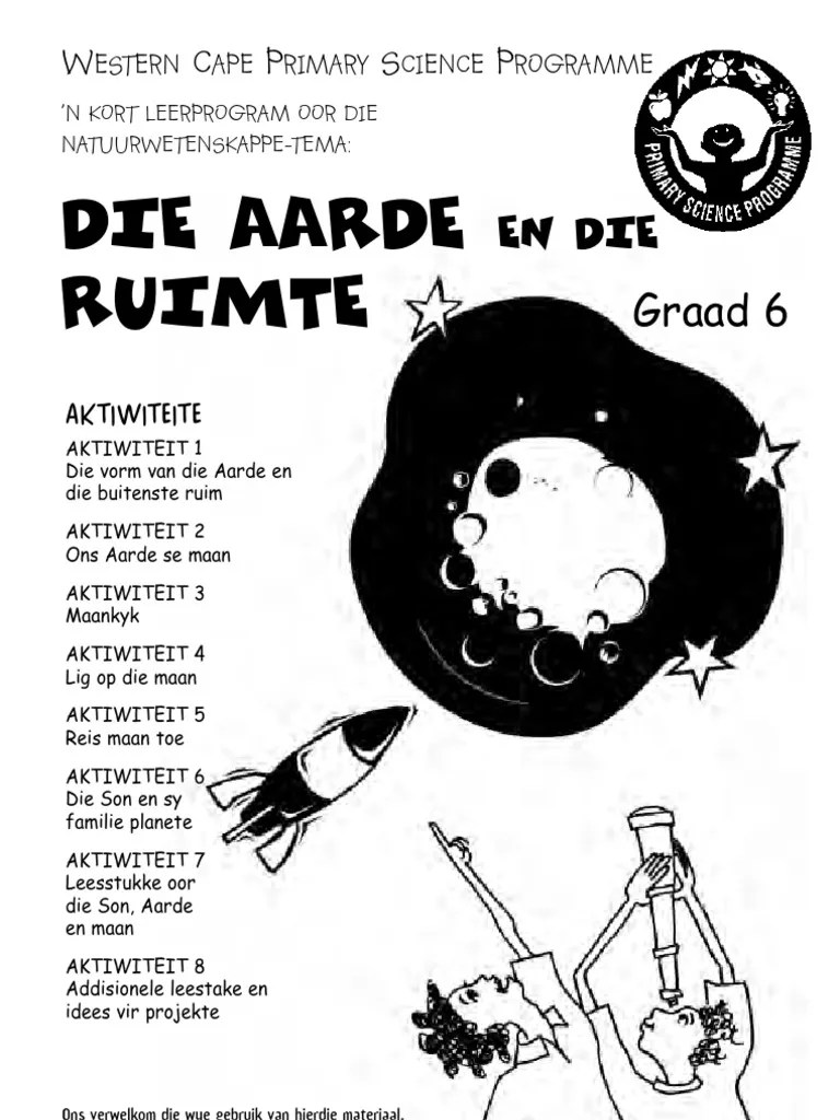 Plaas die name onder mekaar. Die Aarde En Daar Buite Graad 6 Afrikaans Pdf