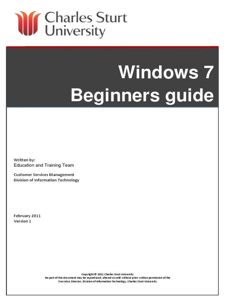 Windows 7 | PDF