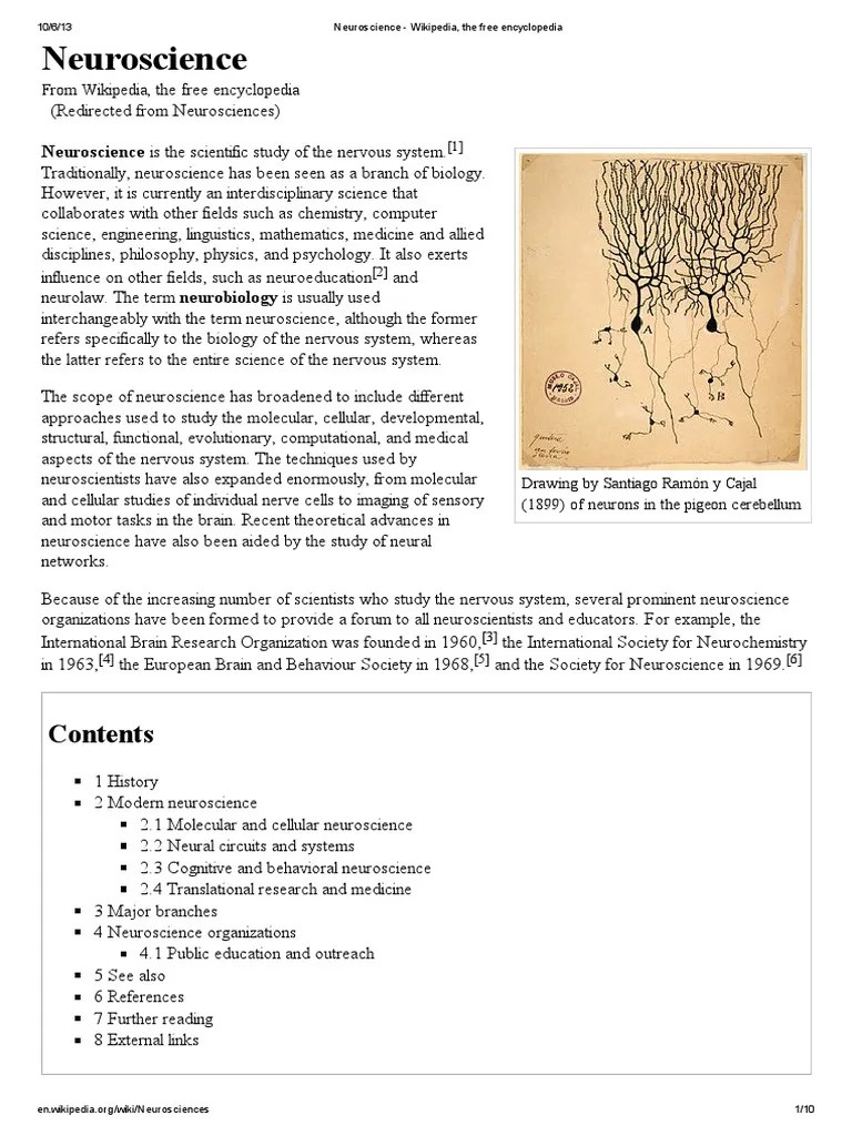 Neuroscience | PDF | Behavioral Neuroscience | Neuroscience
