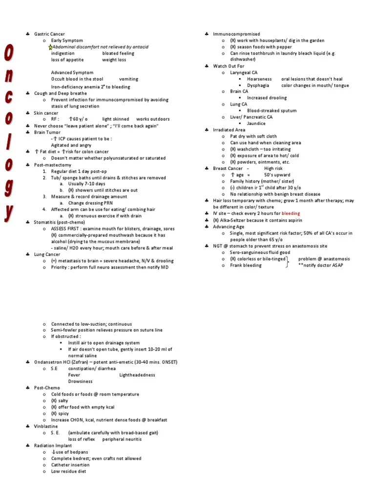 The Basics - Oncology | PDF | Cancer | Diseases And Disorders