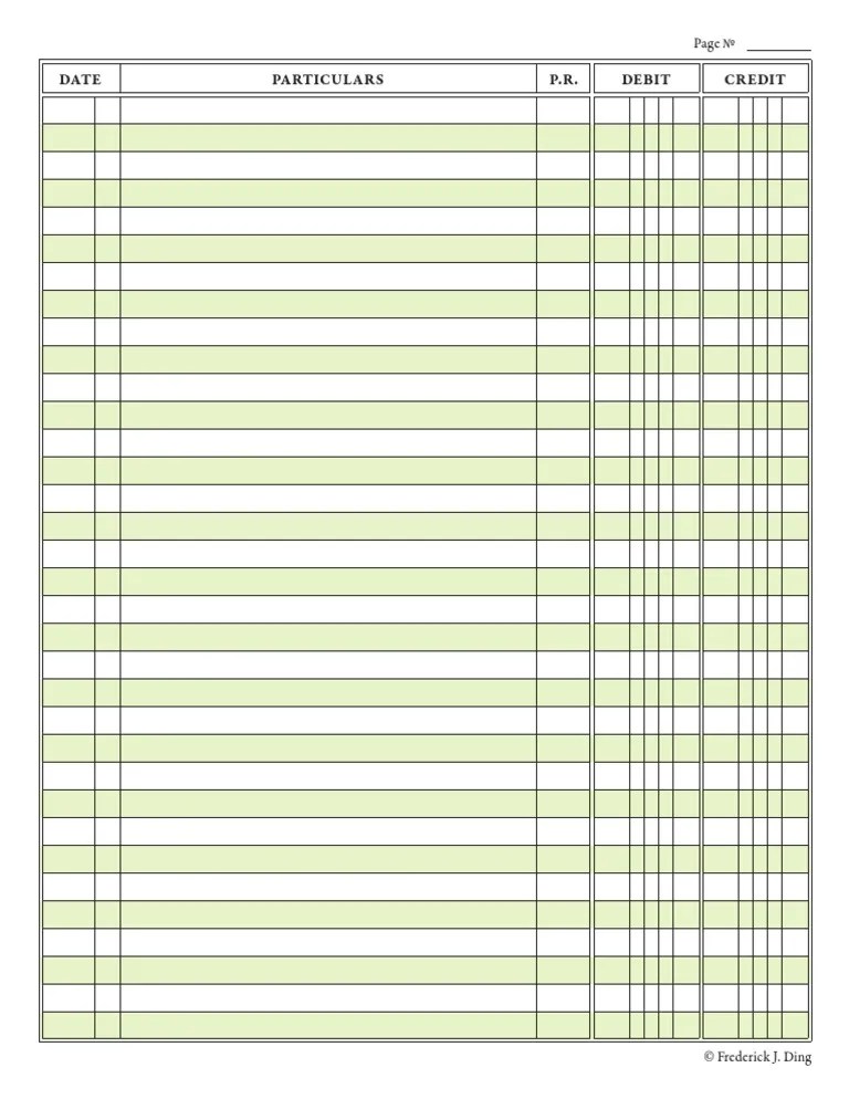 general journal template