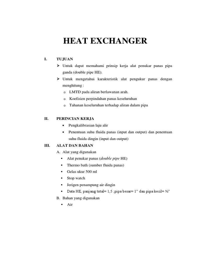 Buku berisi pembahasan dasar tentang aplikasi dari studi. Heat Exchanger Klp 2 Real Pdf