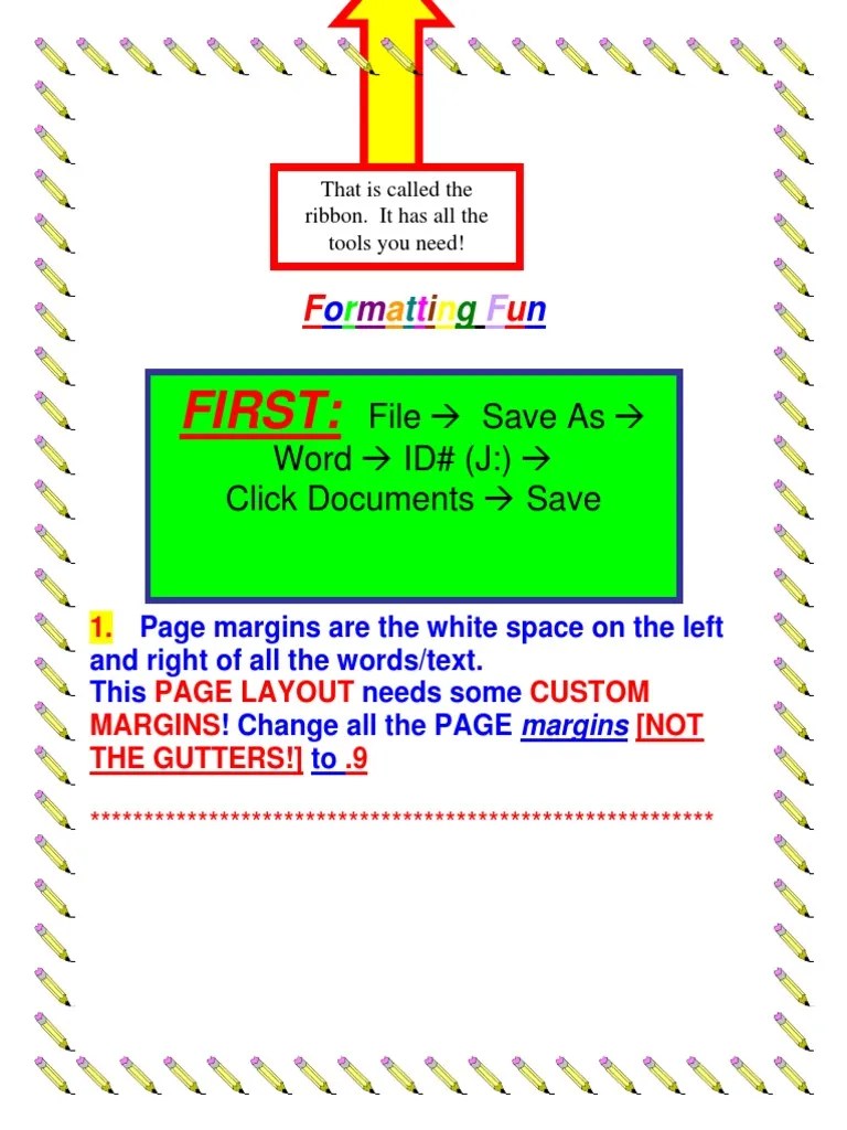 Formatting A Word Document | Download Free PDF | Typography | Writing