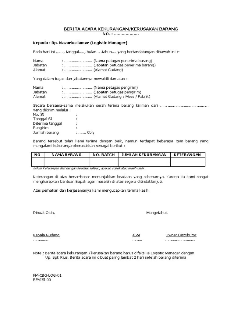 Saat kejadian api diketahui oleh satpam dan api sudah membesar di bagian roling mil batu bara sehingga menjalar kebahan yang mudah terbakar suhubung . Contoh Surat Kronologis Kehilangan Barang Contoh Resource