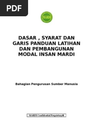 Pusat Pengurusan Sumber Manusia Mardi Cute766