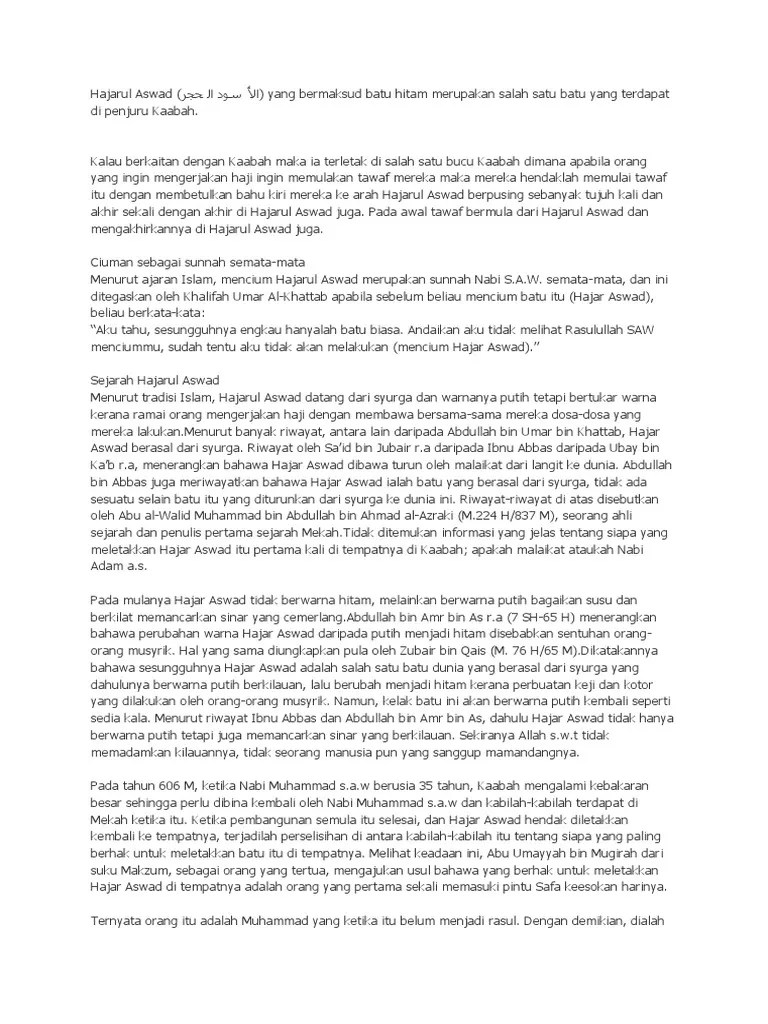 Itulah dia negara2 yang terletak di garisan arah timur, jika dilihat dari rukun hajarul aswad. Hajarul Aswad Pdf