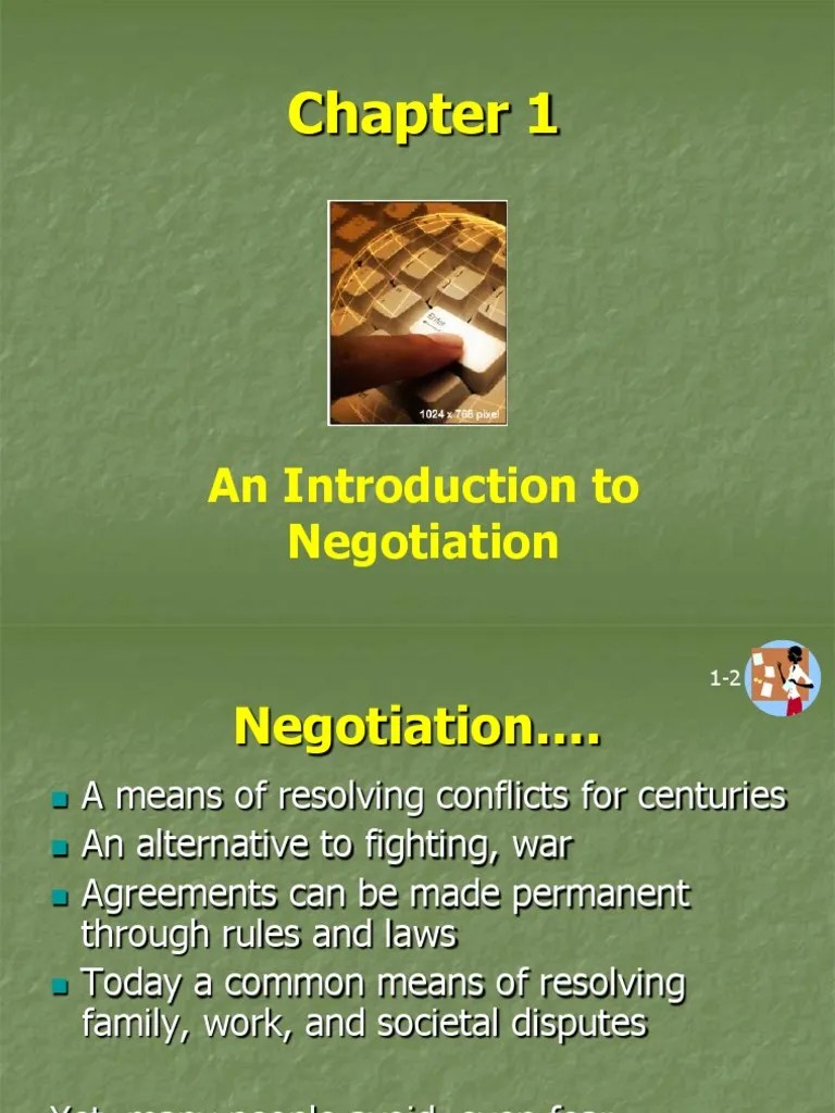 Neg 1 | PDF | Negotiation | Bias