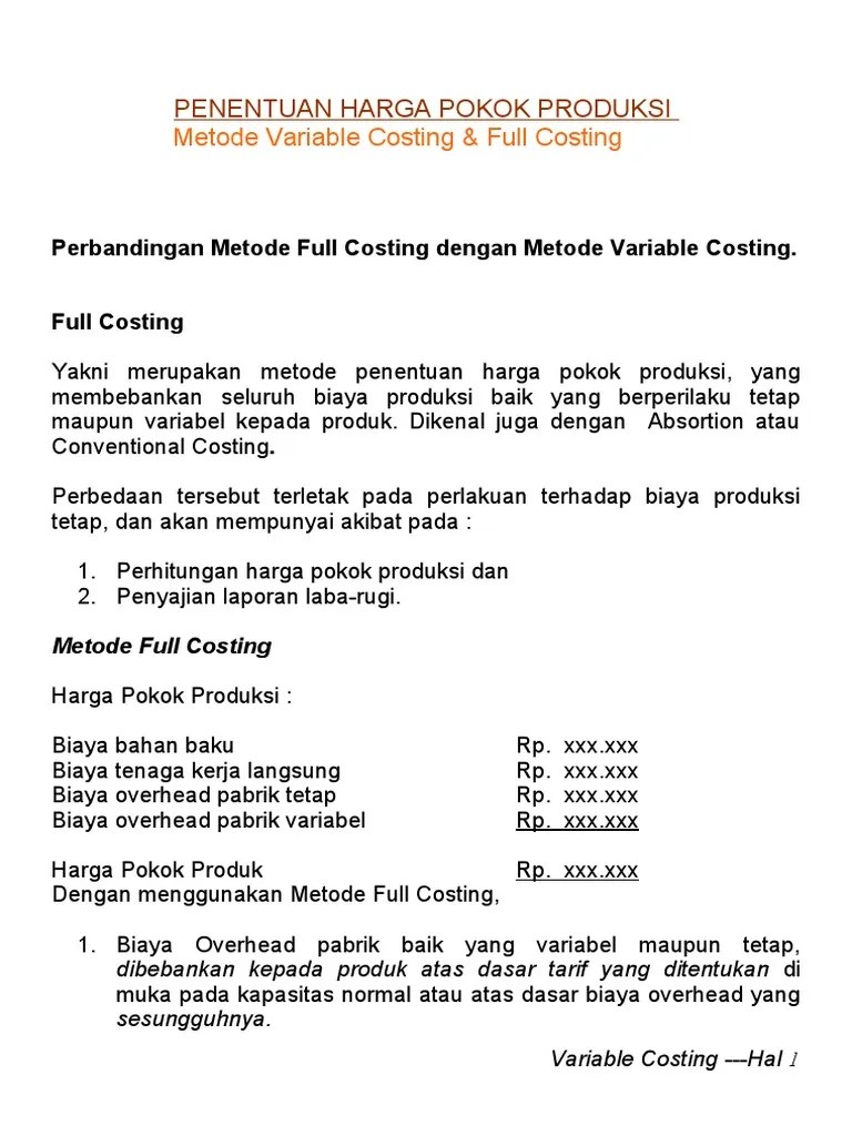 Contoh Laporan Harga Pokok Produksi Dalam Akuntansi Biaya Seputar Laporan Cute766