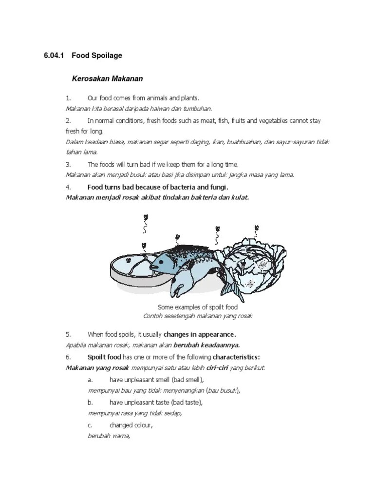 Berubah warna ( mata merah ). Nota Lengkap Pengawetan Makanan Pdf