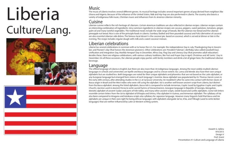 Liberia Culture And Language.pdf | Liberia | Alphabet