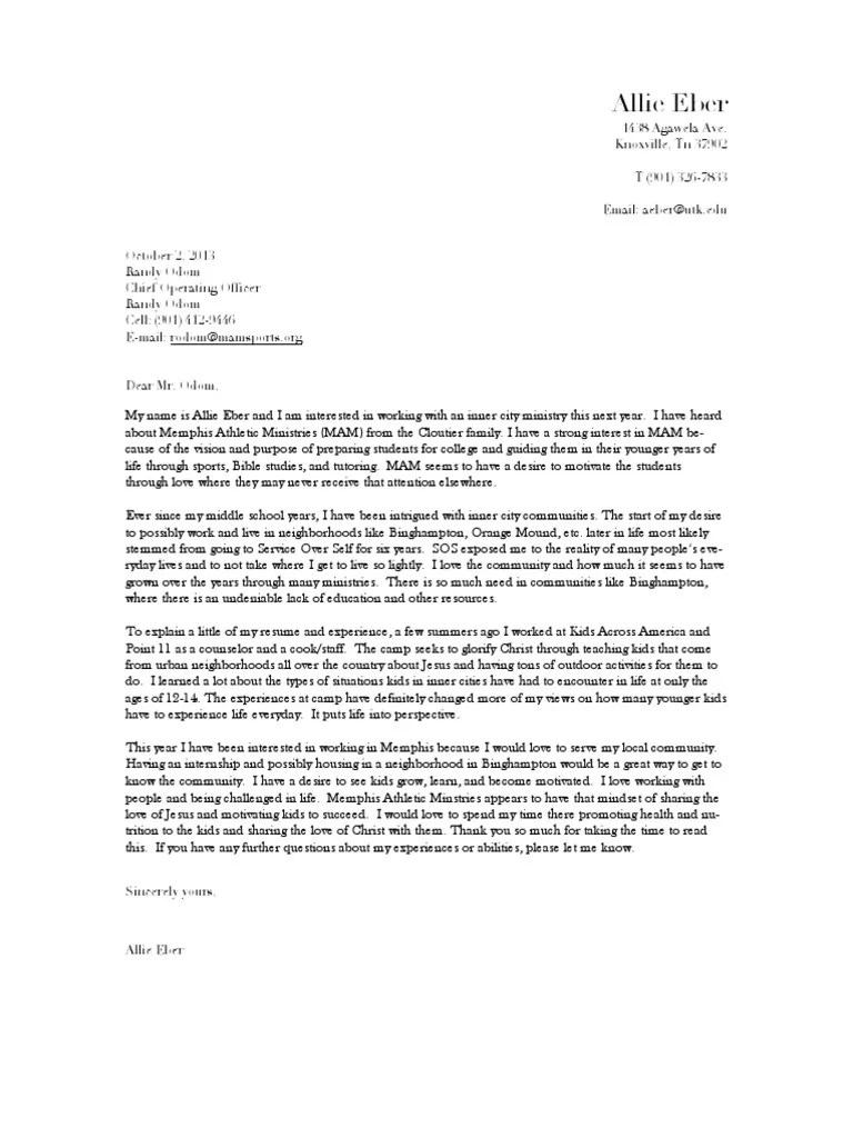 Coverletter | PDF | Behavior Modification | Psychology