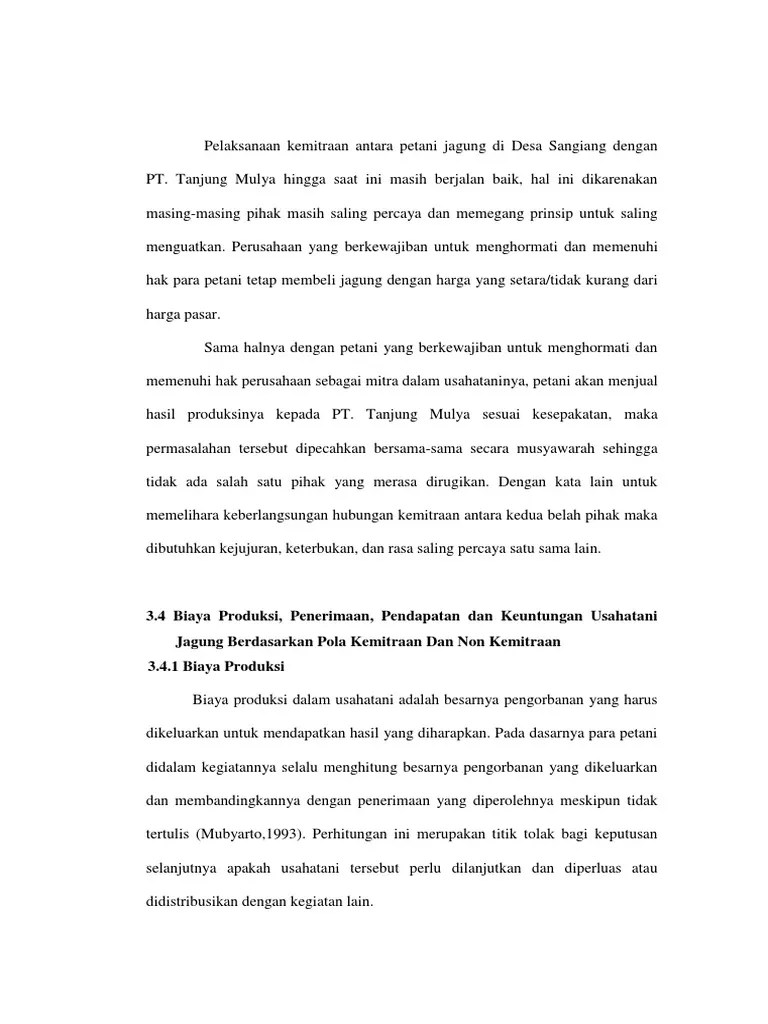 R/c ratio, merupakan alat analisa untuk mengukur biaya dari suatu produksi. Hal 53 58 Pdf