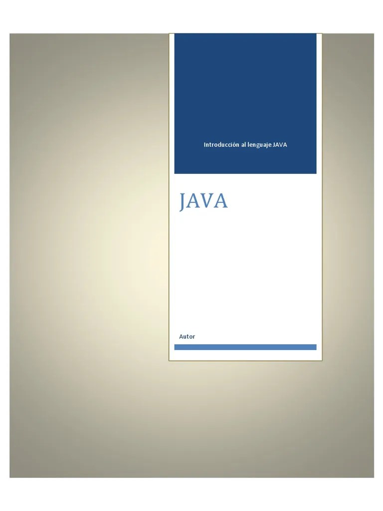 Java | PDF | Java (lenguaje De Programación) | Puntero (Programación De Computadora)