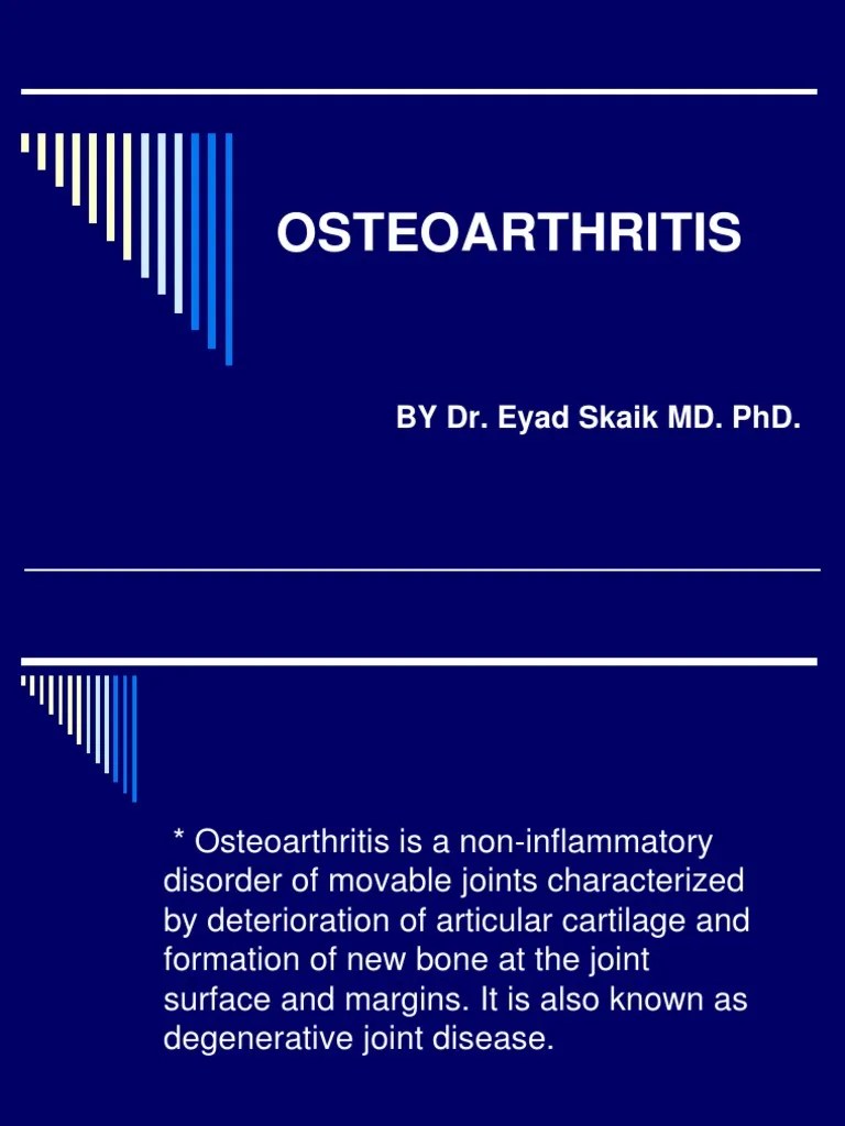 OSTEOARTHRITIS | PDF | Osteoarthritis | Joint