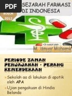 Sejarah farmasi.pdf from farmasi 101 at muhammadiyah university of riau. Makalah Sejarah Farmasi Di Indonesia Pdf
