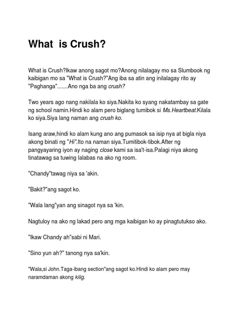 What Is Crush Pdf