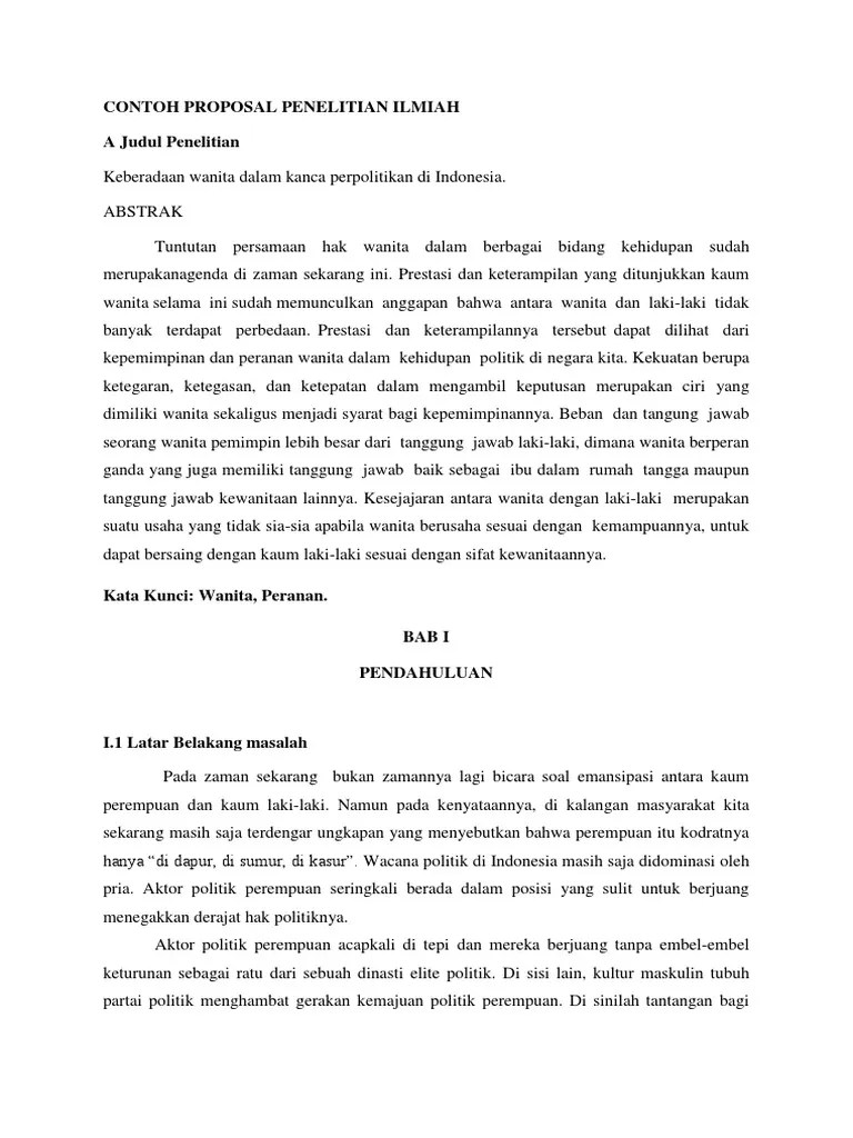 Contoh judul penelitian pengembangan materi pelajaran bahasa inggris sma berbasis kompetensi (hb)  pengembangan media pengajaran fisika. CONTOH PROPOSAL PENELITIAN ILMIAH.docx
