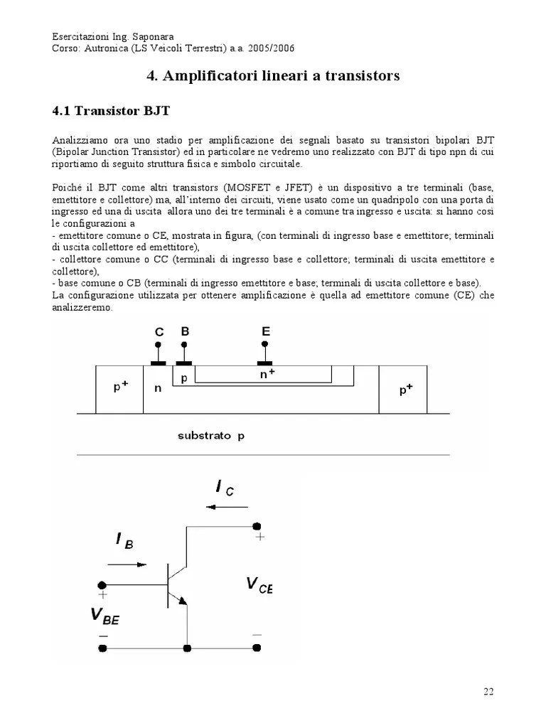 4 Amplificatori A Transistors 3