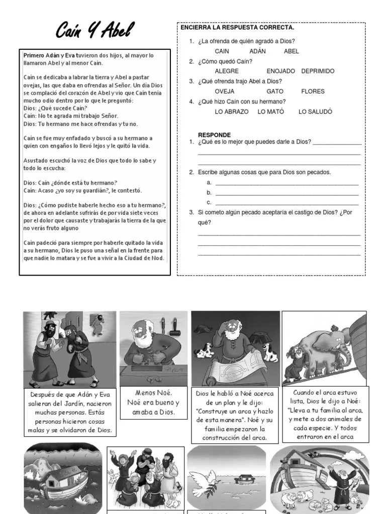 Caín Y Abel-IMÁG | PDF | Caín Y Abel | Cristianismo